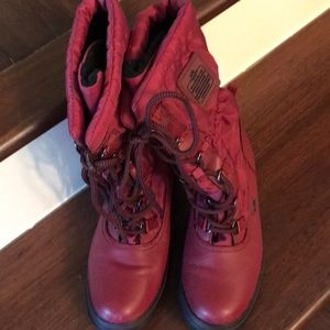 Coach winter boots in red 6.5 - 7